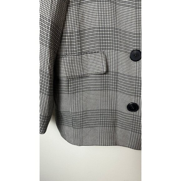 ALL SAINTS DOUBLE BREASTED OVERSIZED FIT BLAZER JACKET 4 - Picture 7 of 14